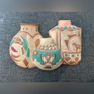 Frankies Designs 1990 Western Pottery wall decoration